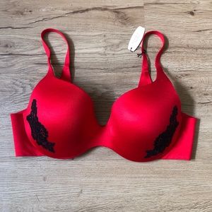 Victoria’s Secret Red Lined Demi Bra